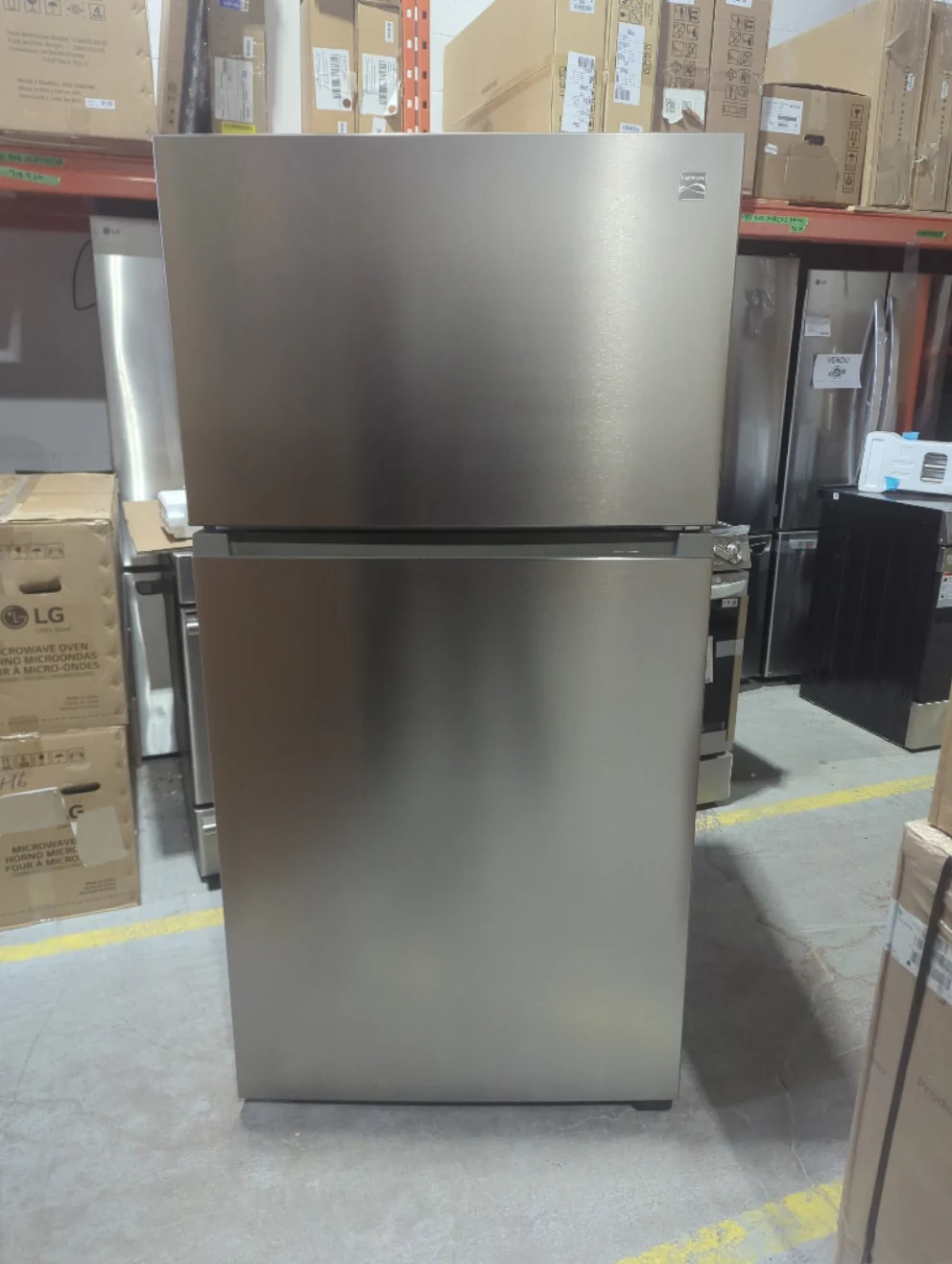 61335 - REFRIGERATORS - Kenmore - Top Freezer - Stainless Steel - Open Box - Image 3