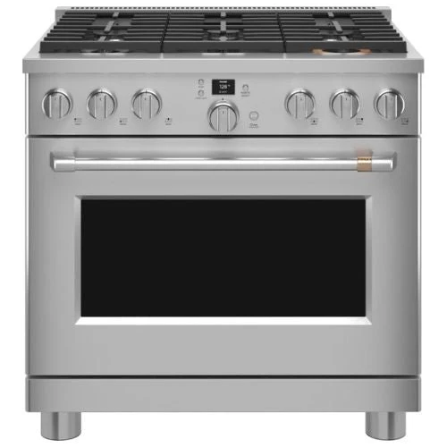 C2Y366P2TS1 - RANGES - Café - Dual Fuel - Stainless Steel - Open Box