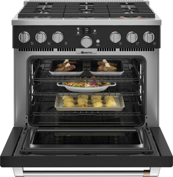 C2Y366P3TD1 - RANGES - Café - Dual Fuel - Black - Open Box - Image 2