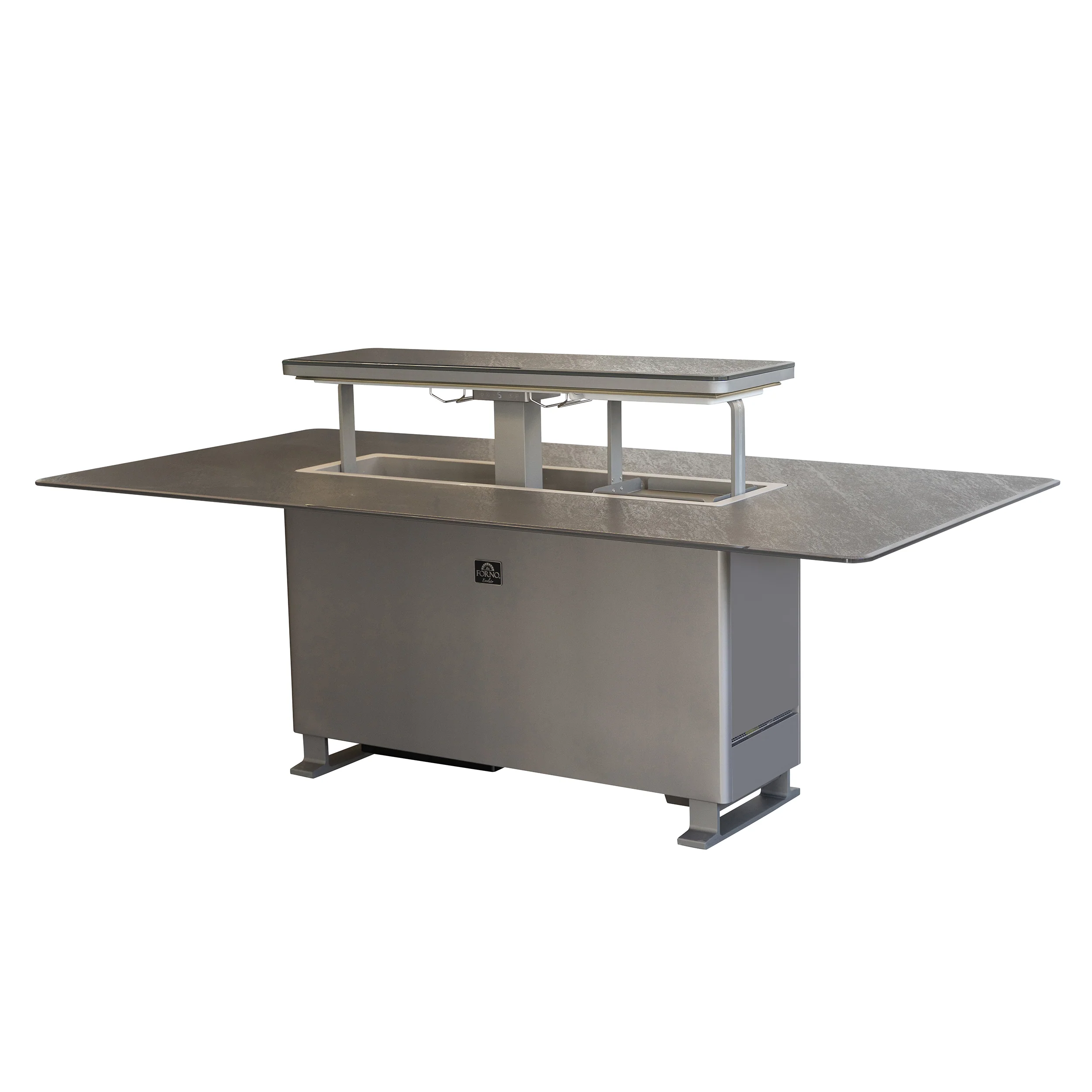 Cinetico Smart Dining Table, Sandstone Black, 5.3 cu.ft fridge and freezer with Bluetooth control - Image 17