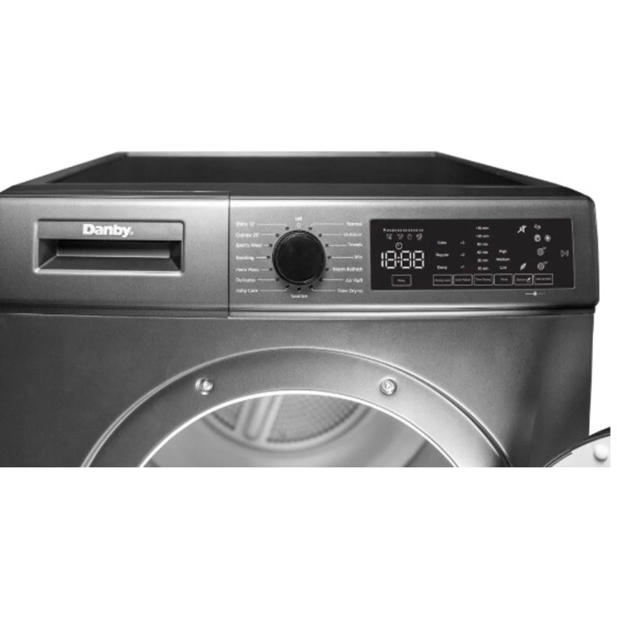 DDY040D1DSDB - DRYERS - Danby - Electric - Silver - Open Box - Image 4