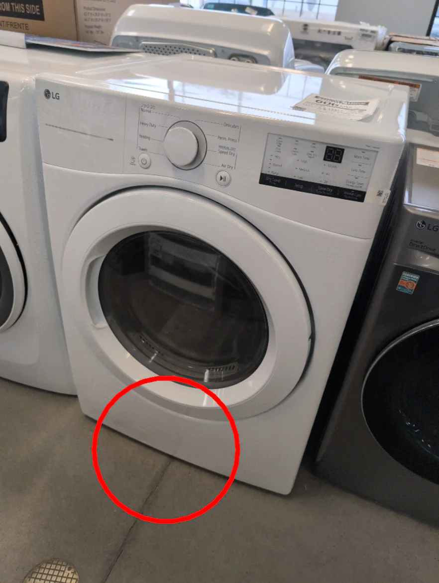 DLE3400W - DRYERS - LG - Electric - White - Open Box - Image 3