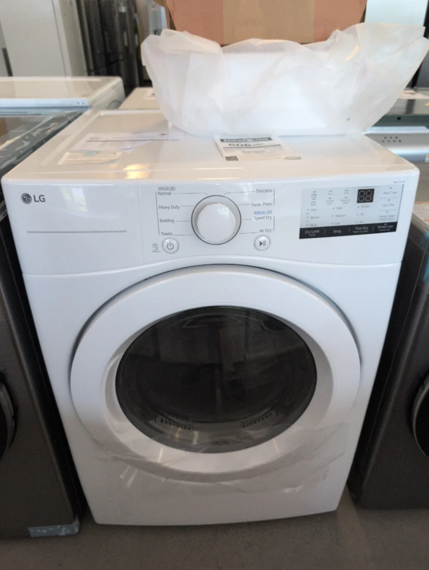 DLE3400W - DRYERS - LG - Electric - White - Open Box - Image 2