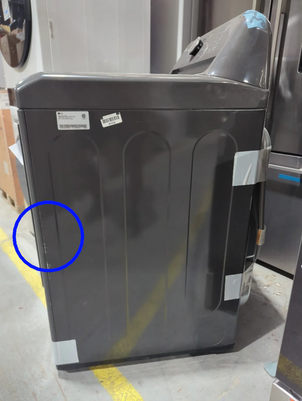 DLE6100M - DRYERS - LG - Electric - Chrome Shadow - Open Box - Image 4