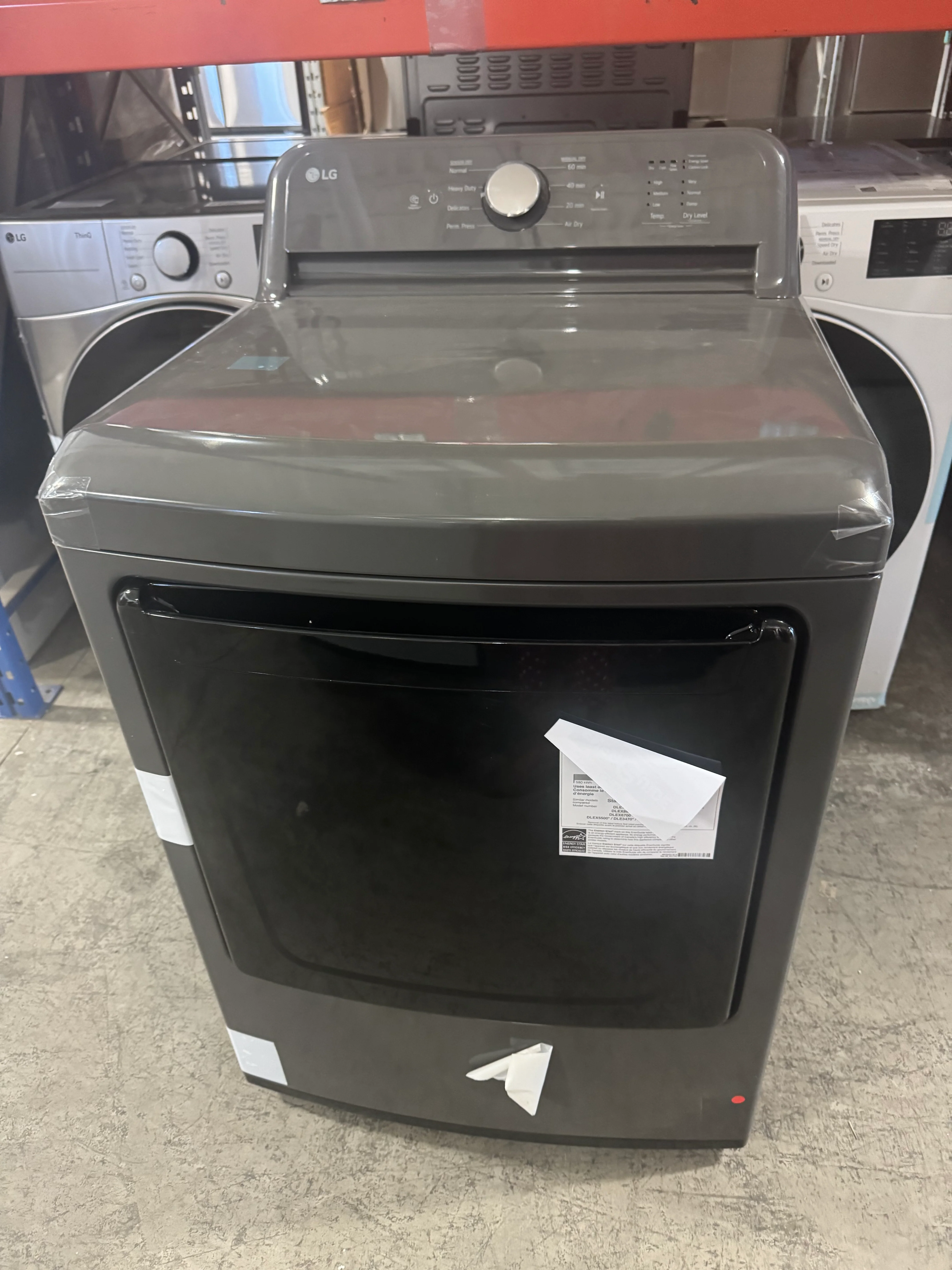 DLE6100M - DRYERS - LG - Electric - Chrome Shadow - Open Box - Image 3