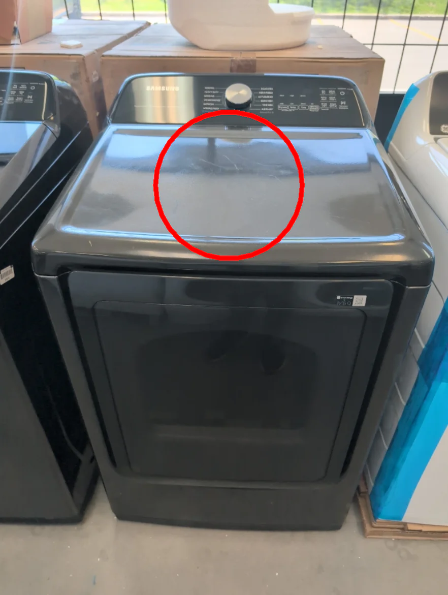 DVE50A5405V - DRYERS - Samsung - Electric - Black Stainless - Open Box - Image 3
