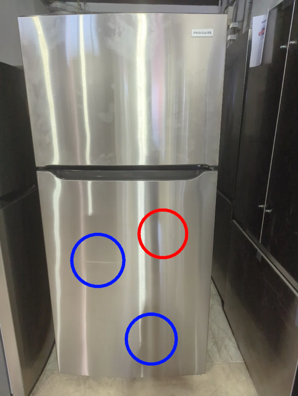 FFTR2045VS - REFRIGERATORS - Frigidaire - Top Freezer - Stainless Steel - Open Box - Image 2