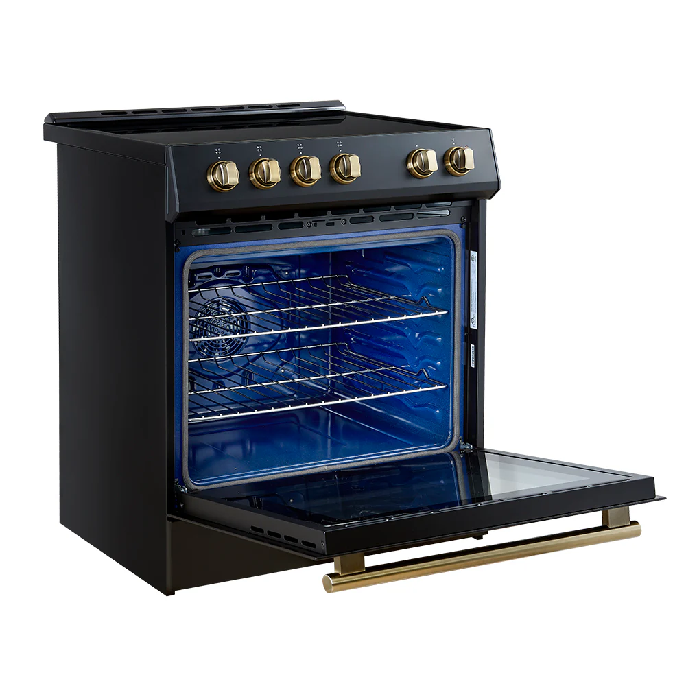 FORNO 2-Piece Black Kitchen Bundle - 30" Induction Range and 31" Bottom Freezer Refrigerator - Image 21