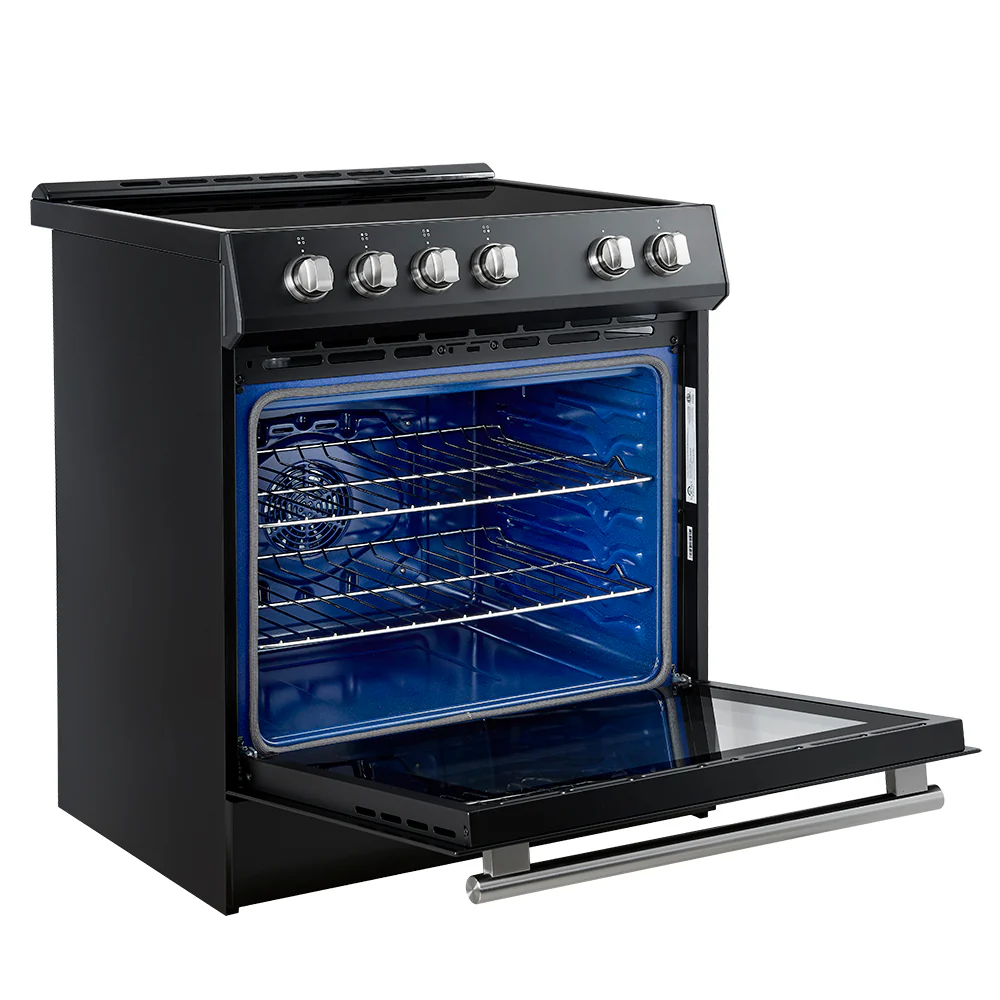 FORNO 2-Piece Black Kitchen Bundle - 30" Induction Range and 31" Bottom Freezer Refrigerator - Image 22