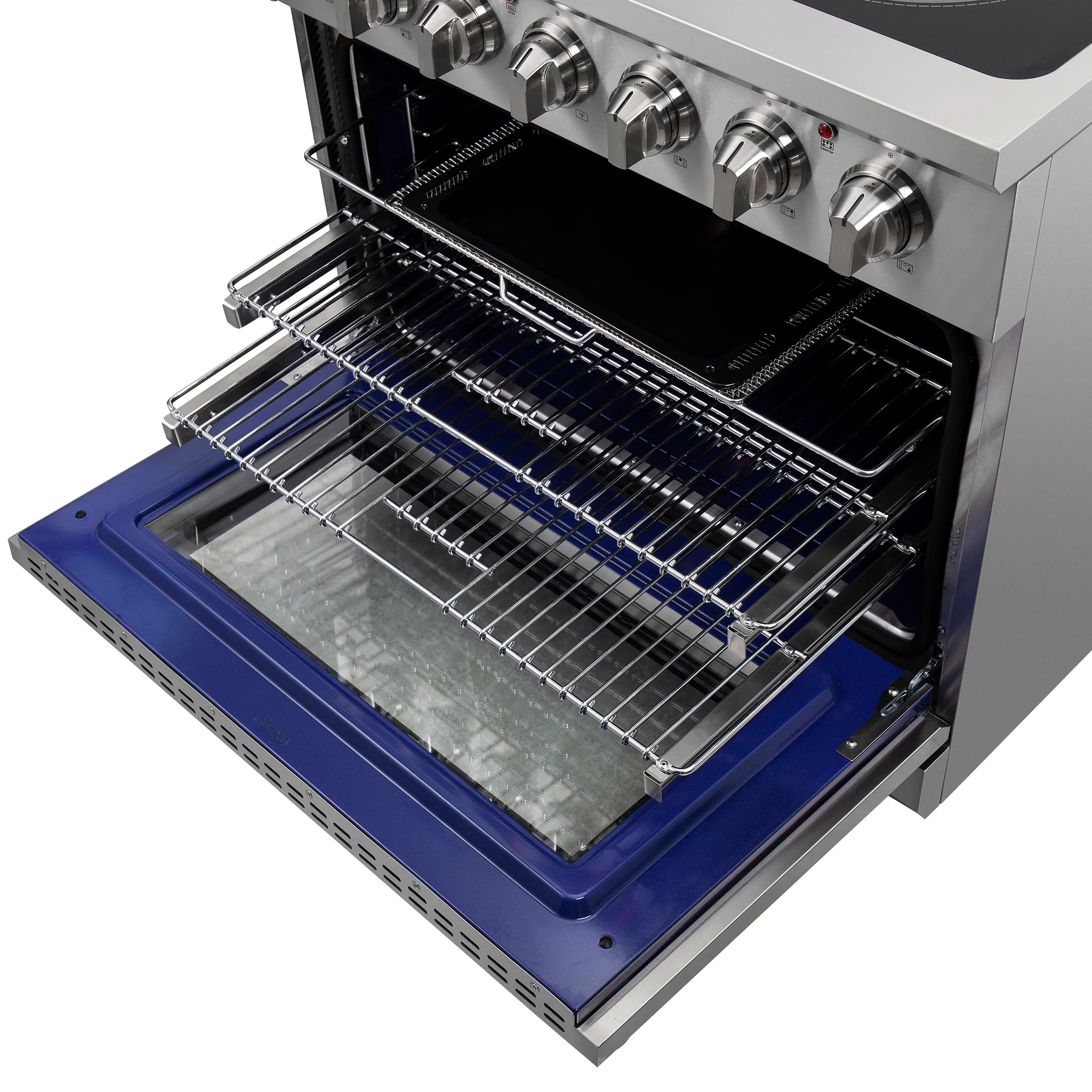FORNO 2-Piece SS Kitchen Bundle - 36" Electric Range and 31" Bottom Freezer Refrigerator - Image 26