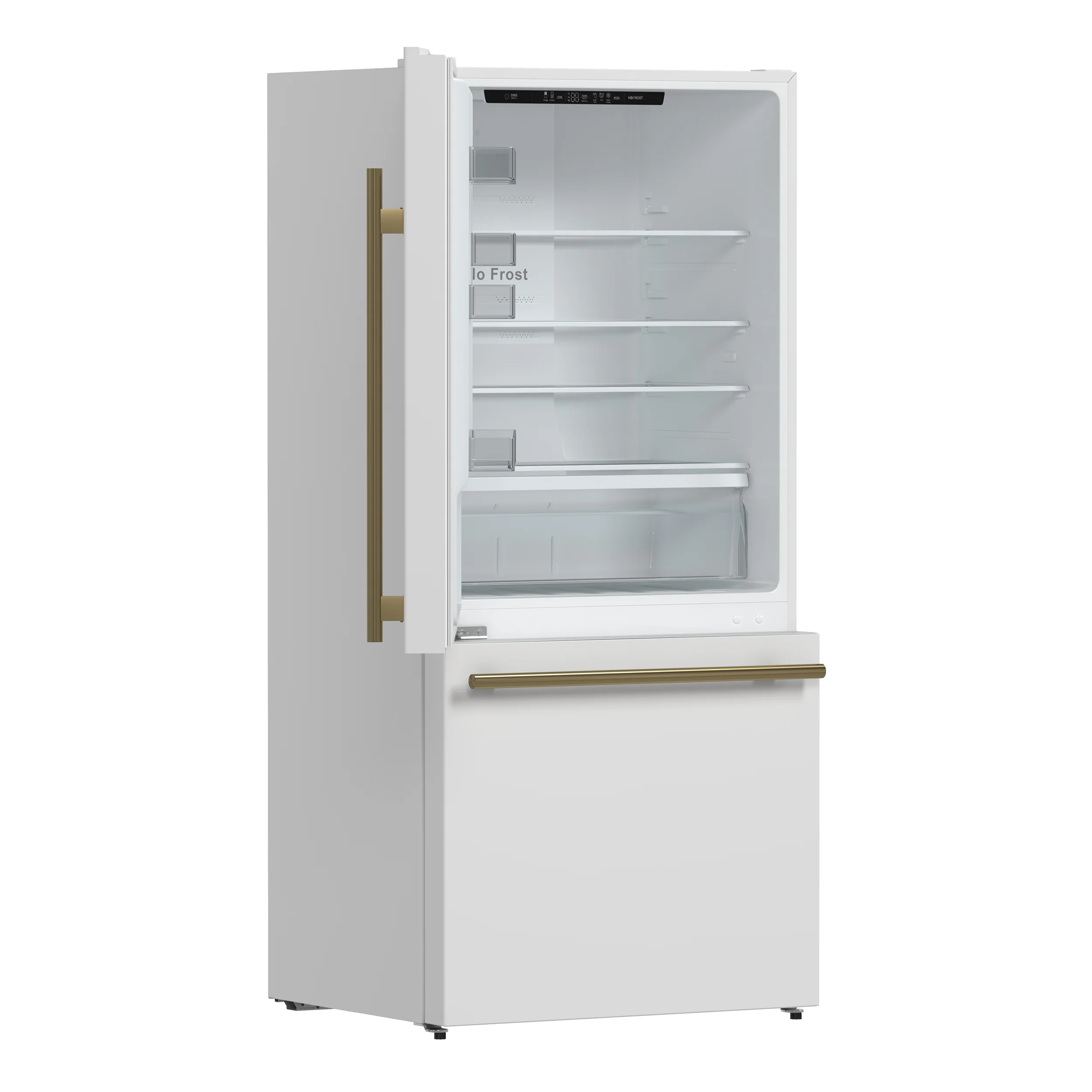 FORNO 2-Piece White Kitchen Bundle - 30" Induction Range and 31" Bottom Freezer Refrigerator - Image 14