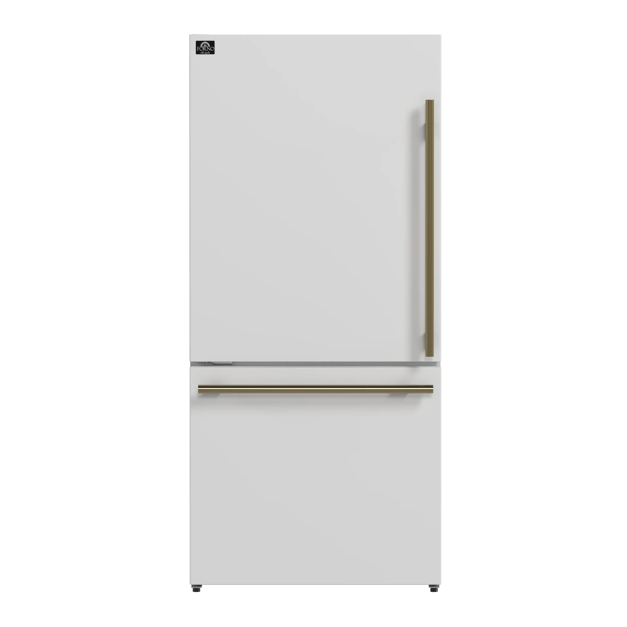 FORNO 2-Piece White Kitchen Bundle - 30" Induction Range and 31" Bottom Freezer Refrigerator - Image 9
