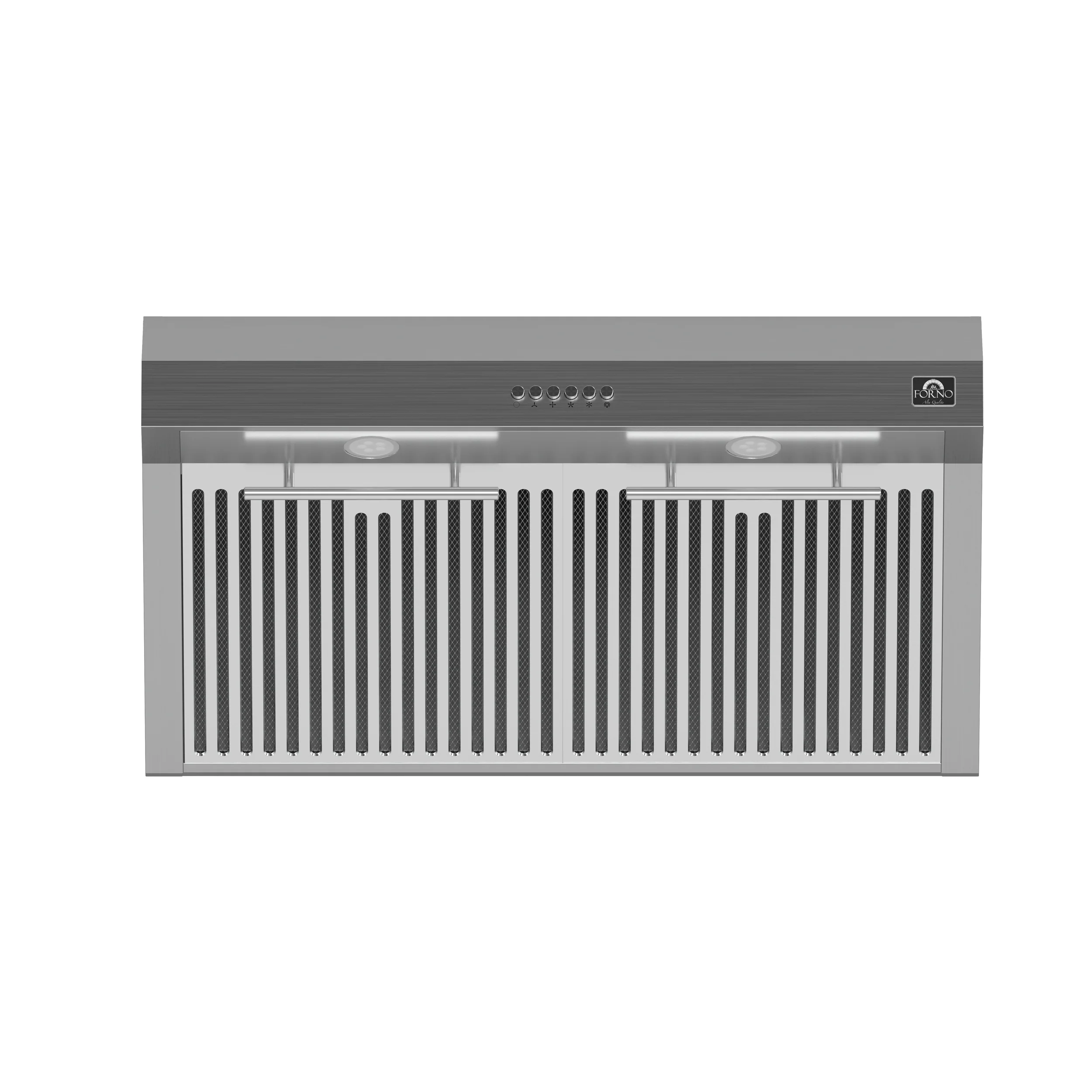 Forno Bari Espresso 30-Inch Under Cabinet Range Hood, Stainless Steel, 600 CFM, LED Lighting, Dishwasher-Safe Baffle Filters, 3-Speed Fan Control - Image 2