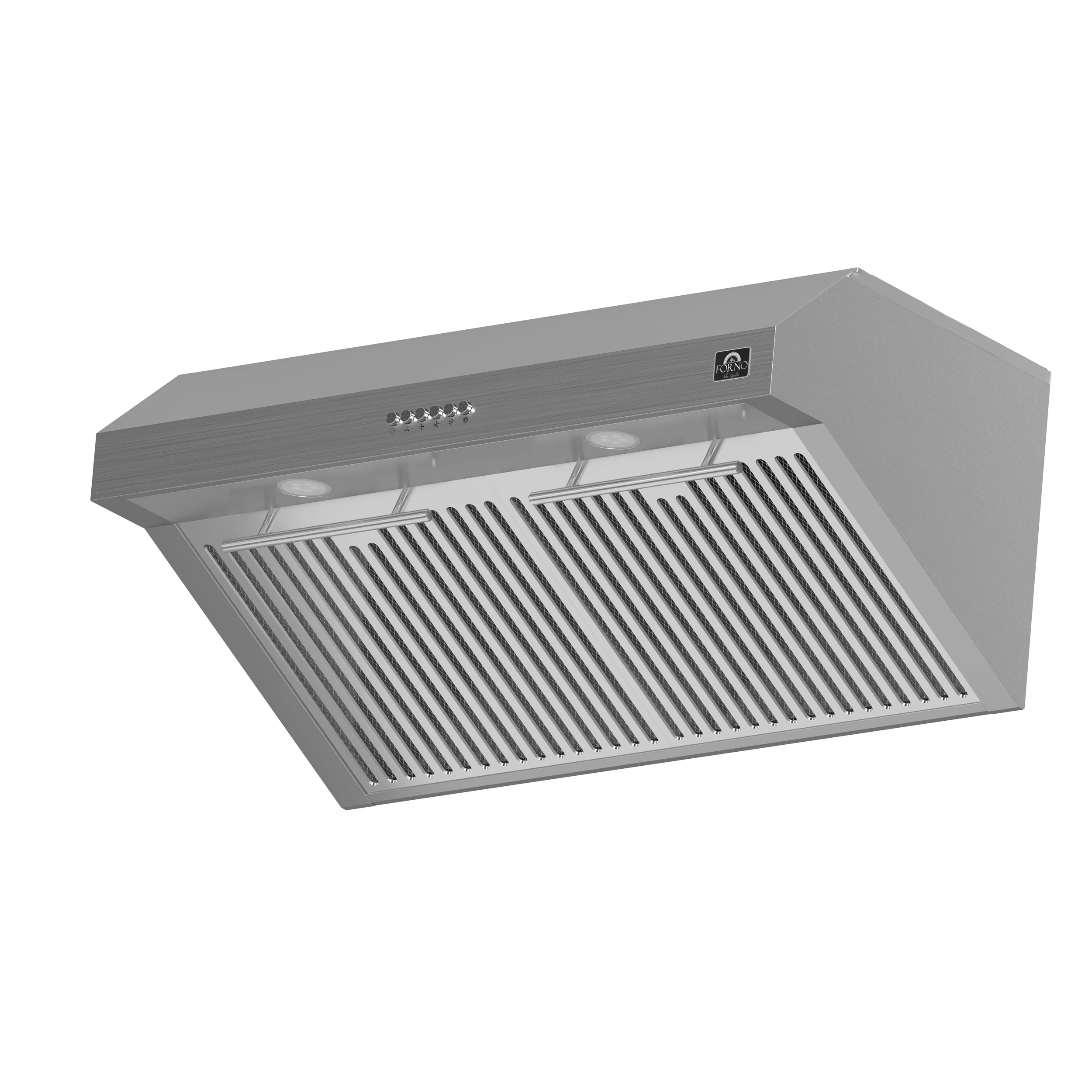 Forno Bari Espresso 30-Inch Under Cabinet Range Hood, Stainless Steel, 600 CFM, LED Lighting, Dishwasher-Safe Baffle Filters, 3-Speed Fan Control - Image 3
