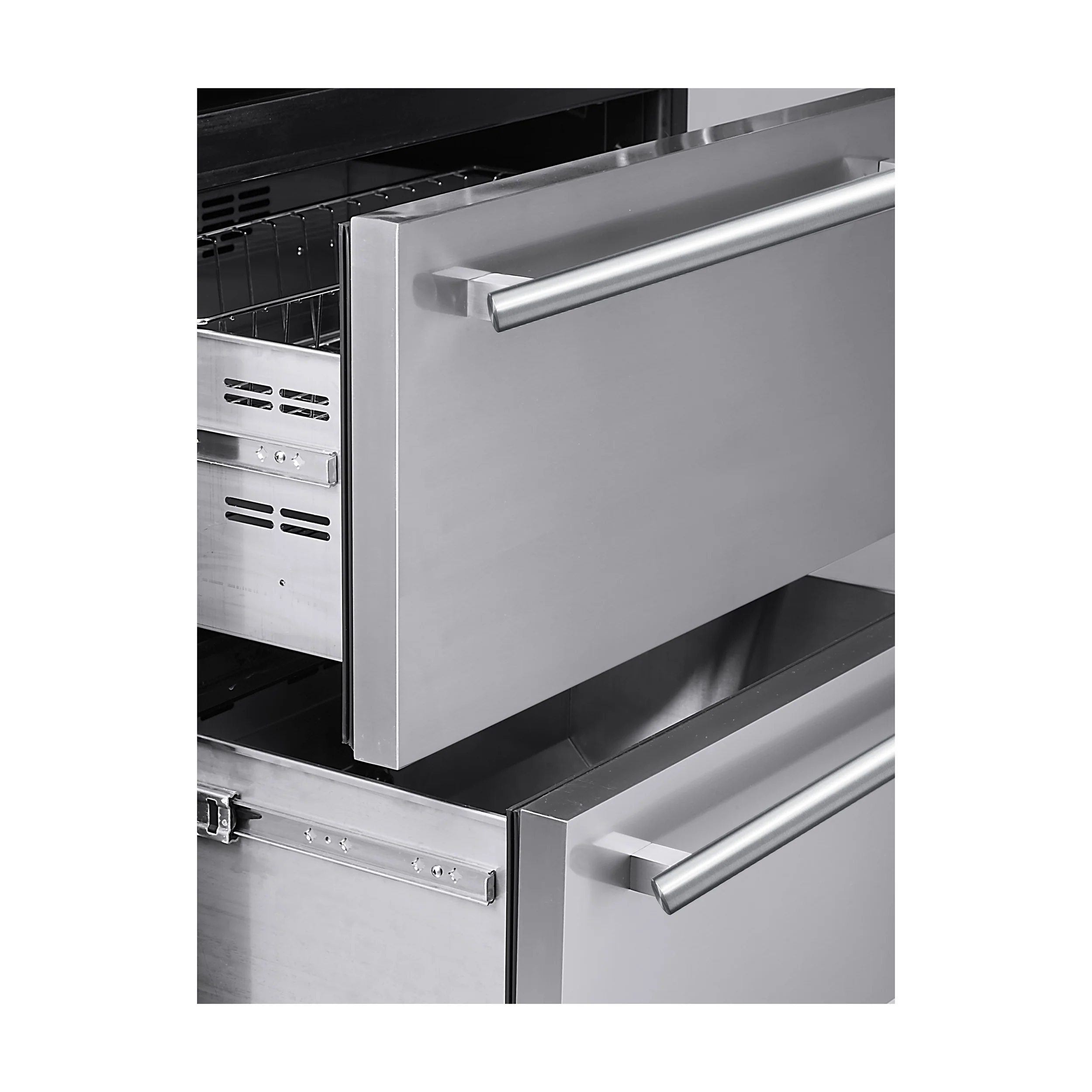 Forno Capraia 30-Inch Dual Temperature Zone Wine Cooler, Up to 144 Bottles, Two Refrigerated Drawers, Adjustable Temperature Zones - Image 4