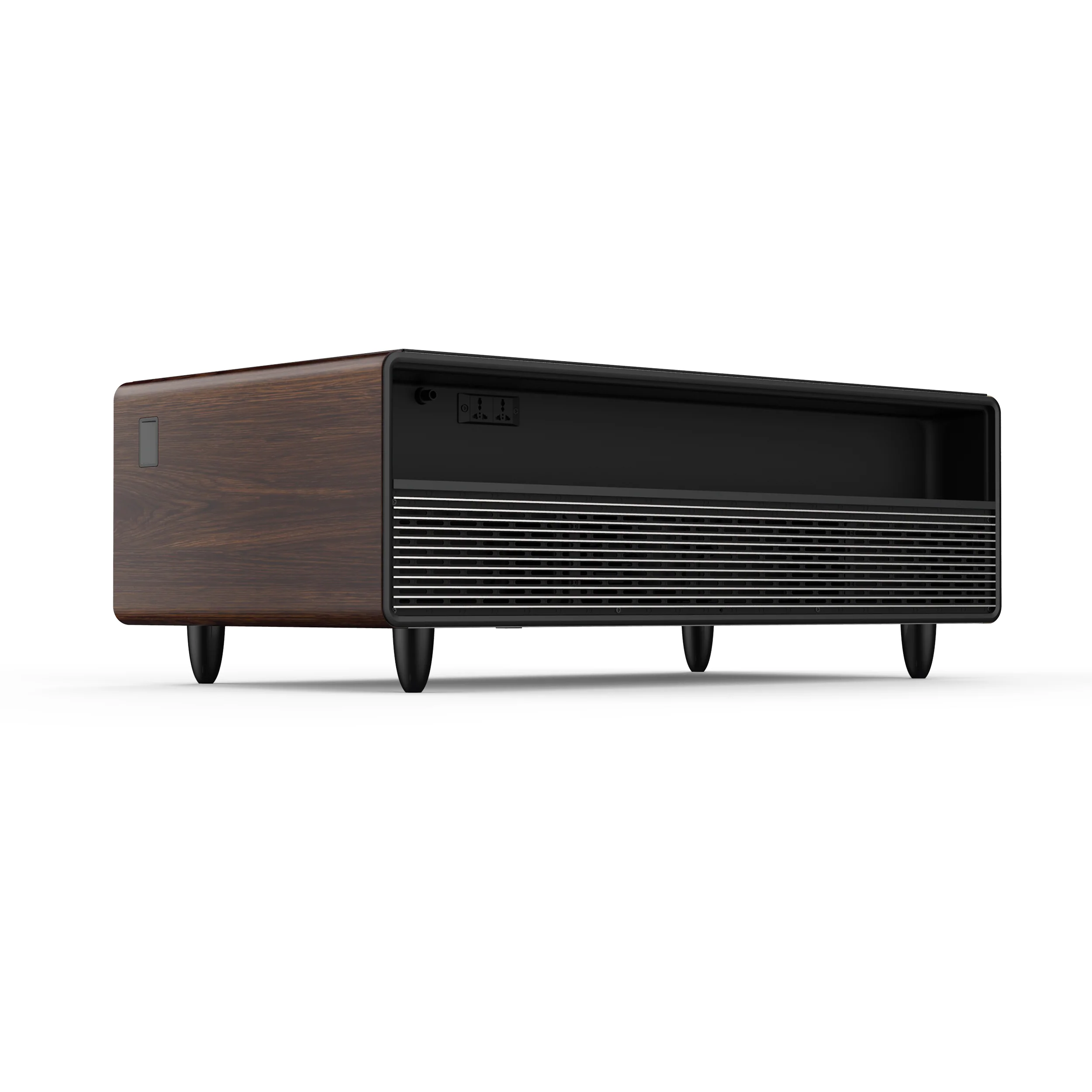 Forno Evoluto Tavolo 51-Inch Smart Coffee Table with Wood-Accent Sides – Dual Cooling Zones, Wireless Charging Pad & Built-In Bluetooth Speakers - Image 7