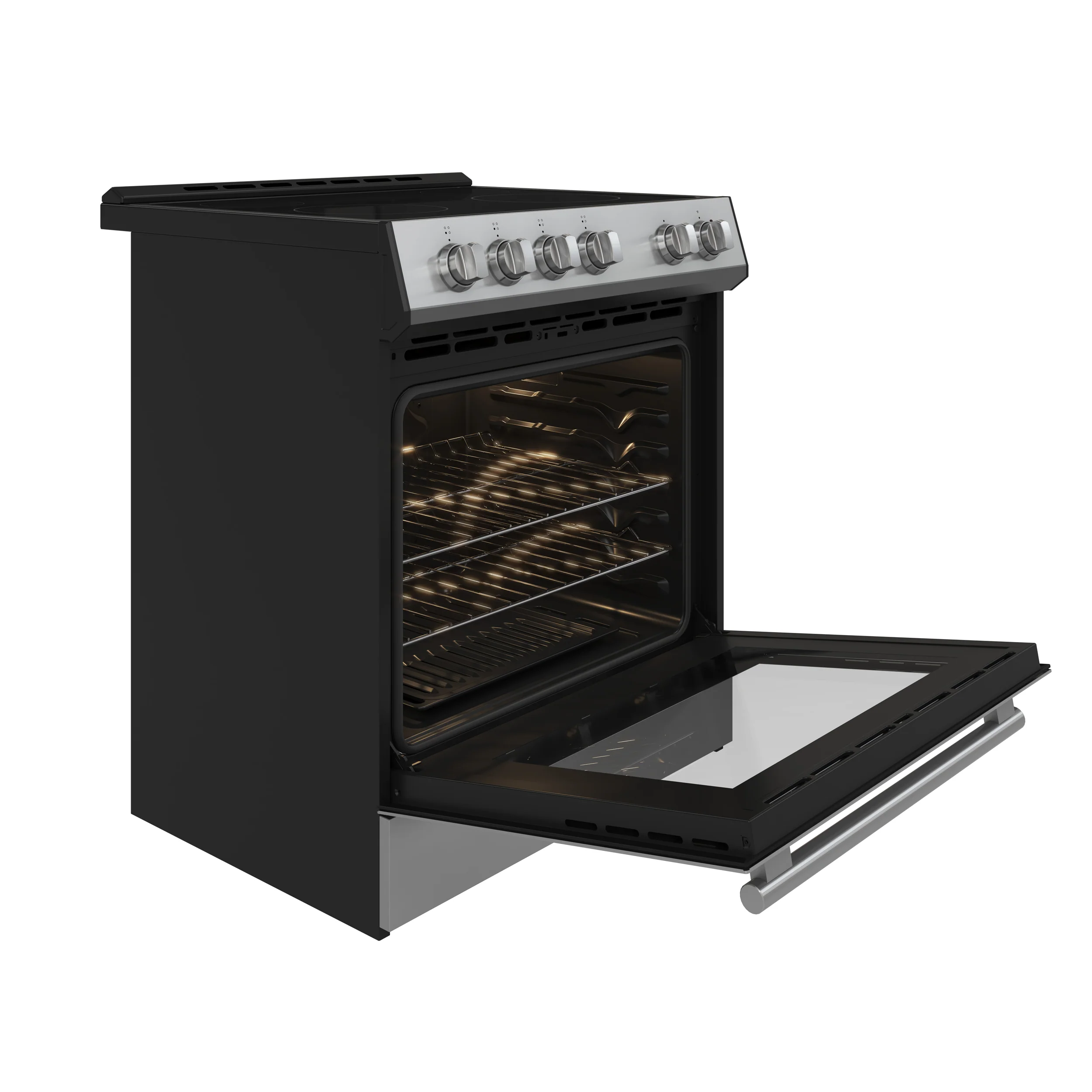 Forno Leonardo Espresso 30-Inch Stainless Steel Electric Range, True Convection, Energy Efficient - Image 3