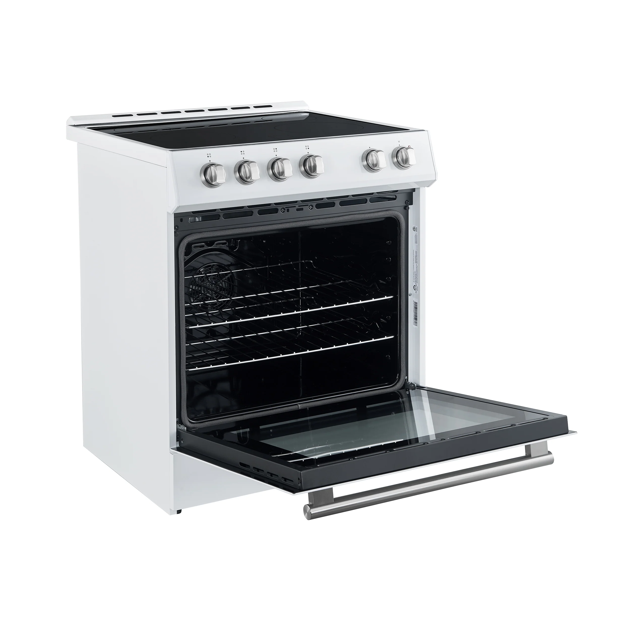 Forno Leonardo Espresso 30-Inch White Electric Range, True Convection, Energy Efficient - Image 8