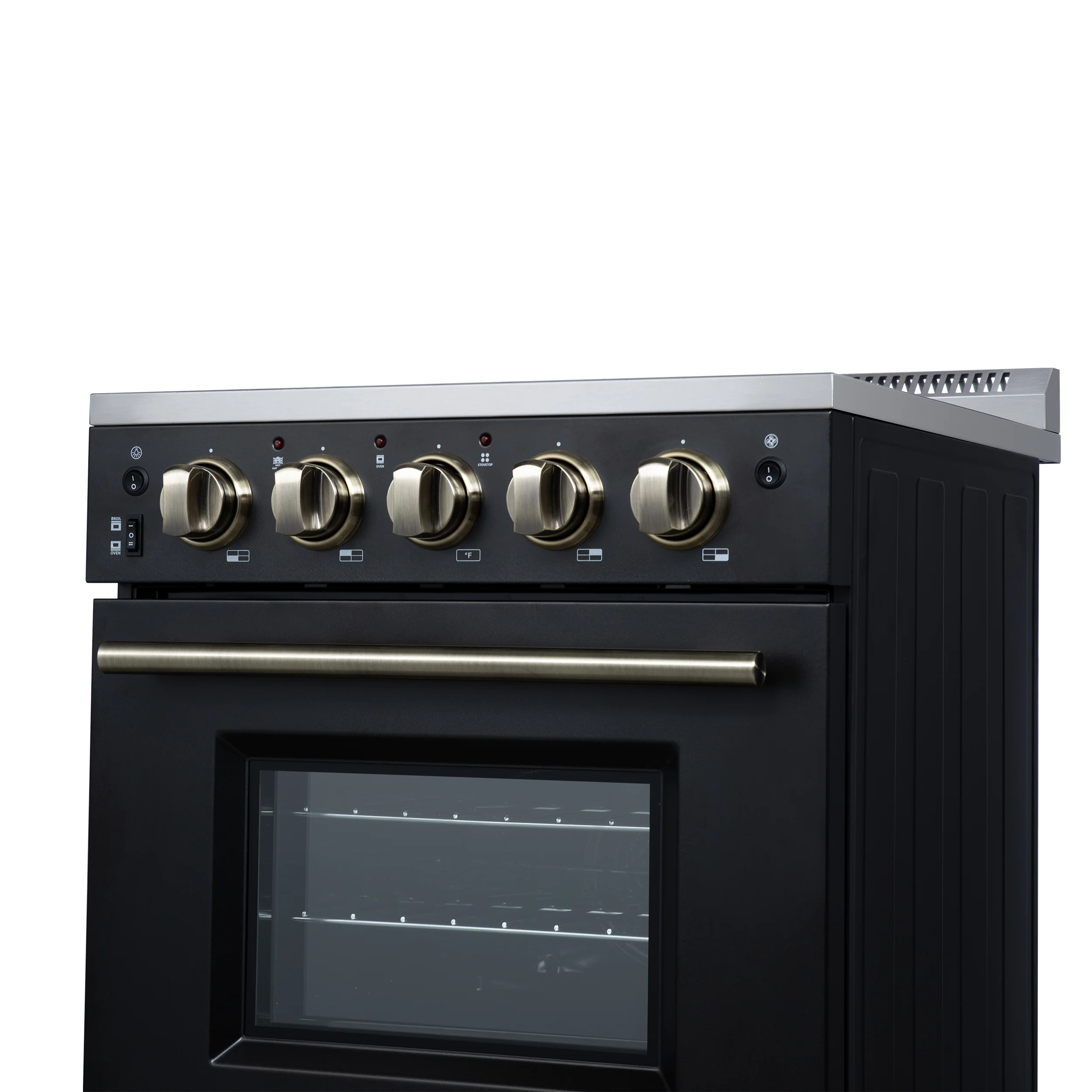 Forno Loiano 24 Inch Freestanding Electric Range in Black, Canada Version, Plug and Cord Included - Image 11