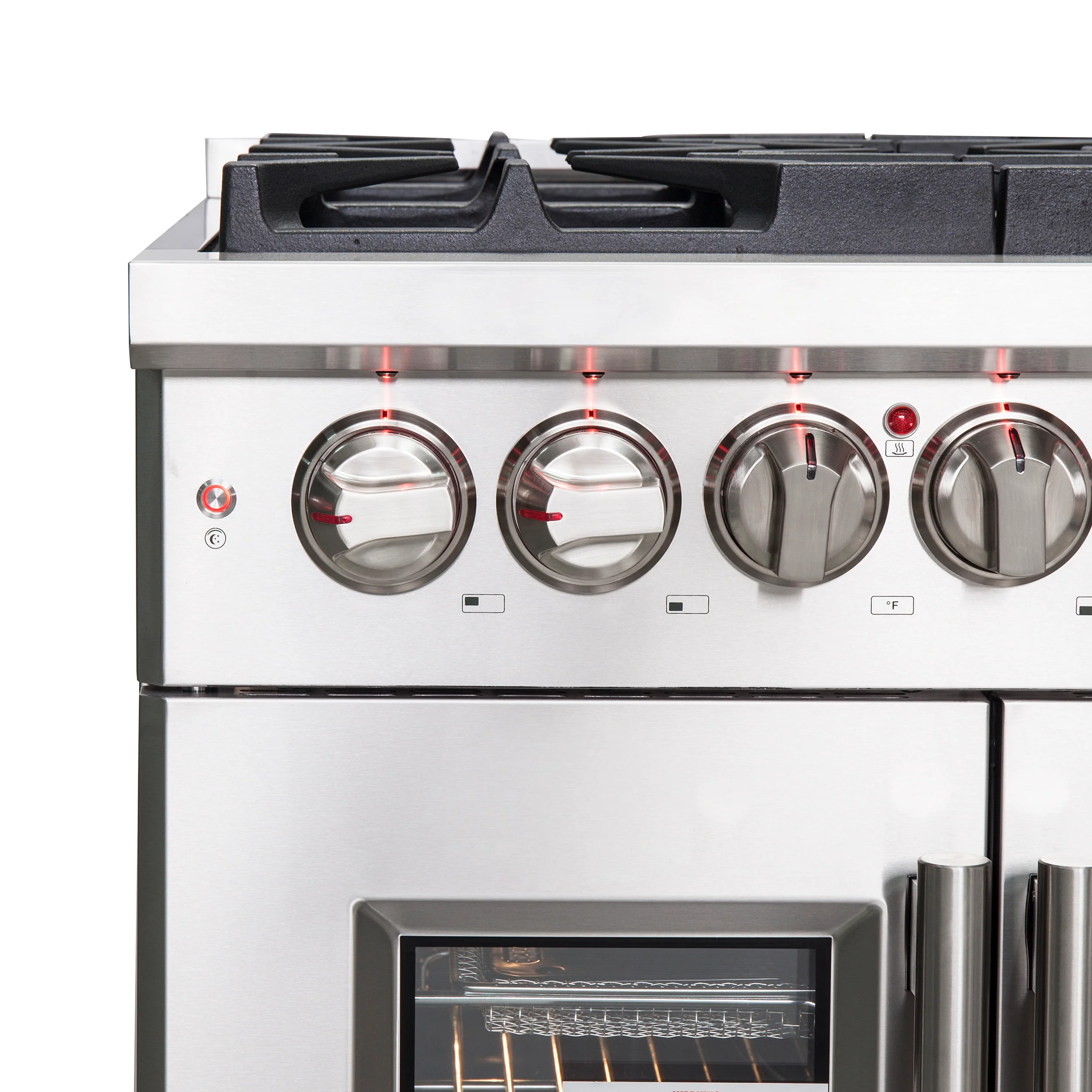Forno Massimo 30-Inch Freestanding French Door Dual Fuel Range, 4 Burners, True Convection Oven - Image 8