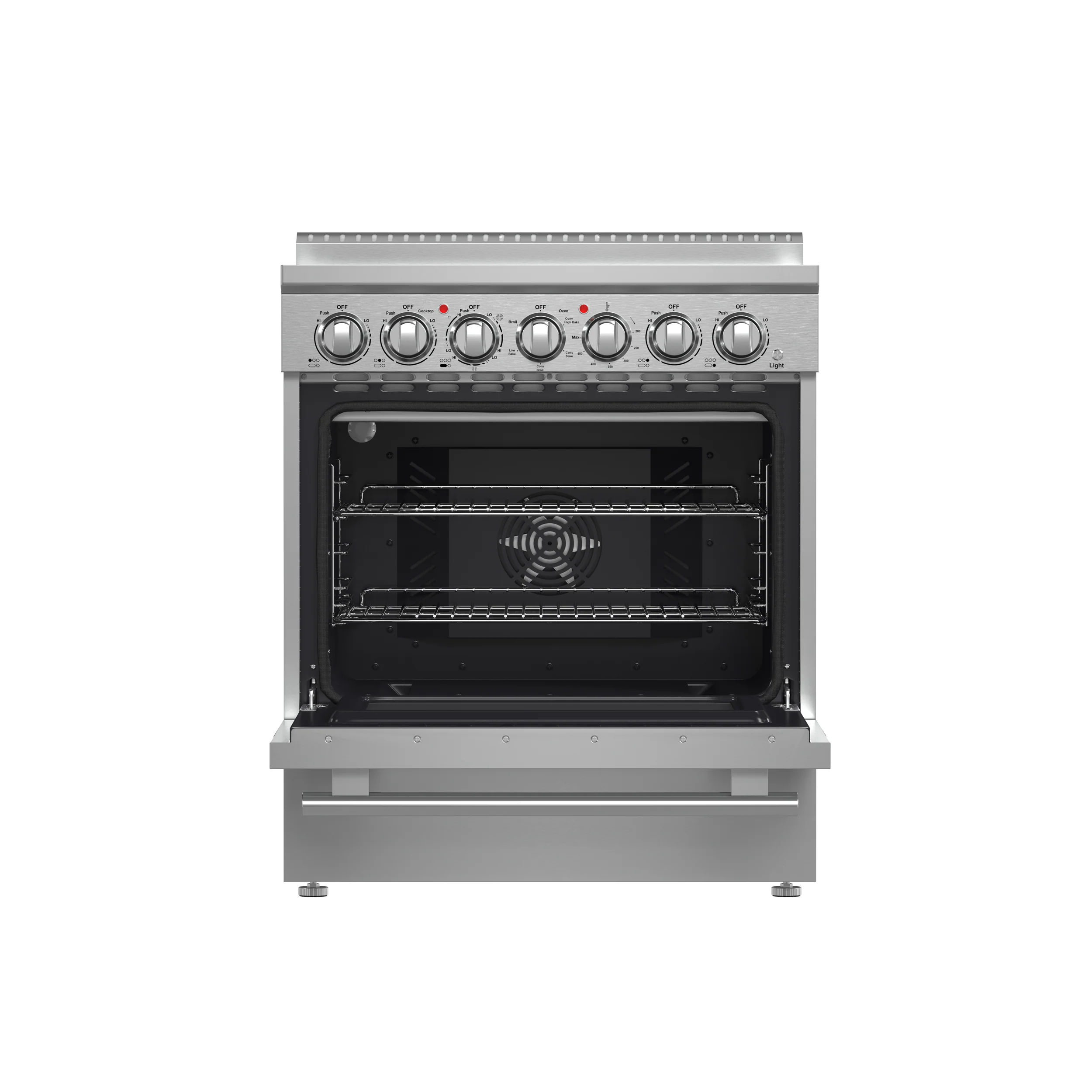 Forno Paolo 30-Inch Freestanding Electric Range, Stainless Steel, 4.38 cu.ft, True Convection Oven, Energy Efficient - Image 5
