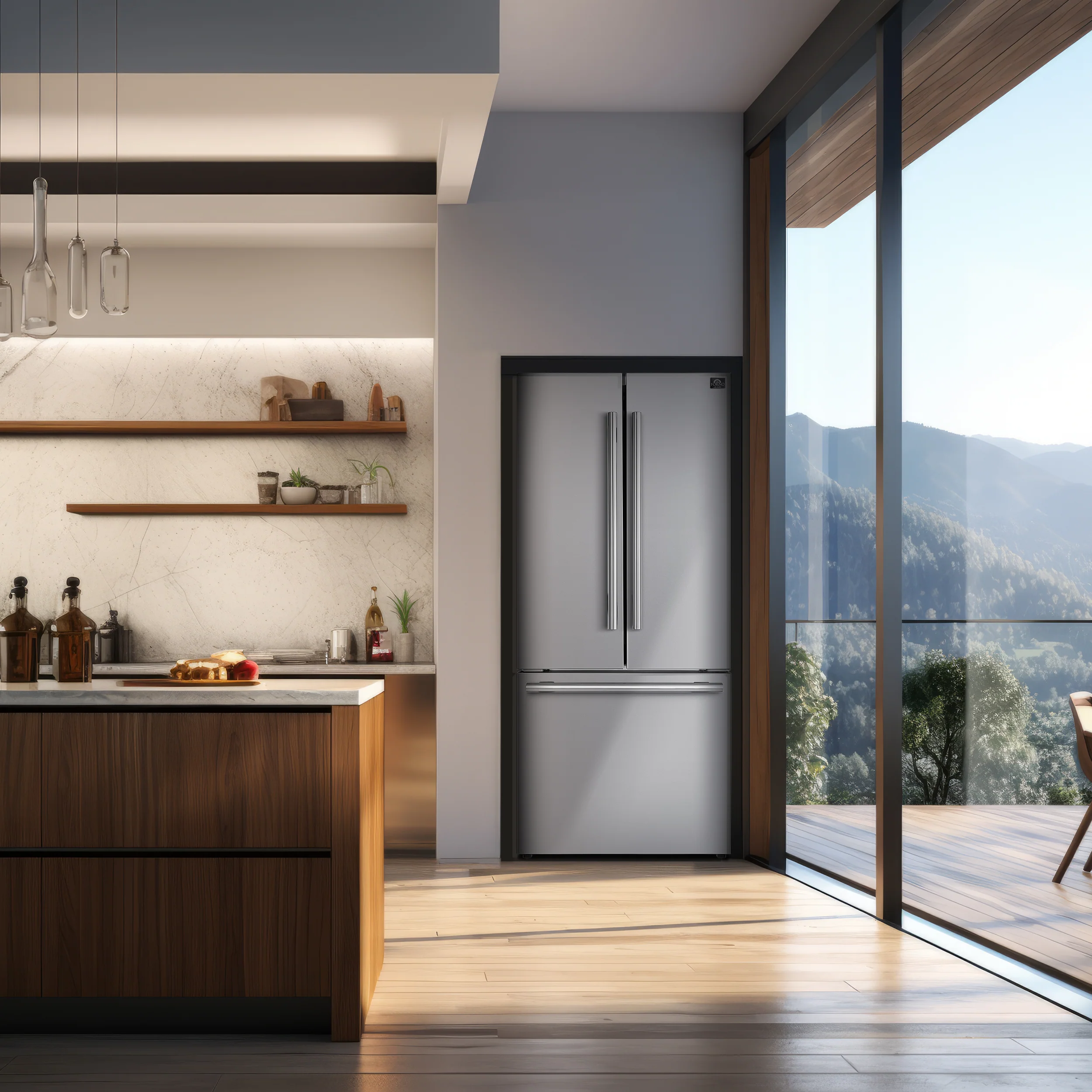 FORNO Premium 2-Piece Kitchen Bundle - Capriasca 30" Stainless Steel Range, Forno Gallipoli 30" French Door Refrigerator with Bottom Freezer 17.5 cu. ft Capacity - FBDL-019-01CAUS - Image 7