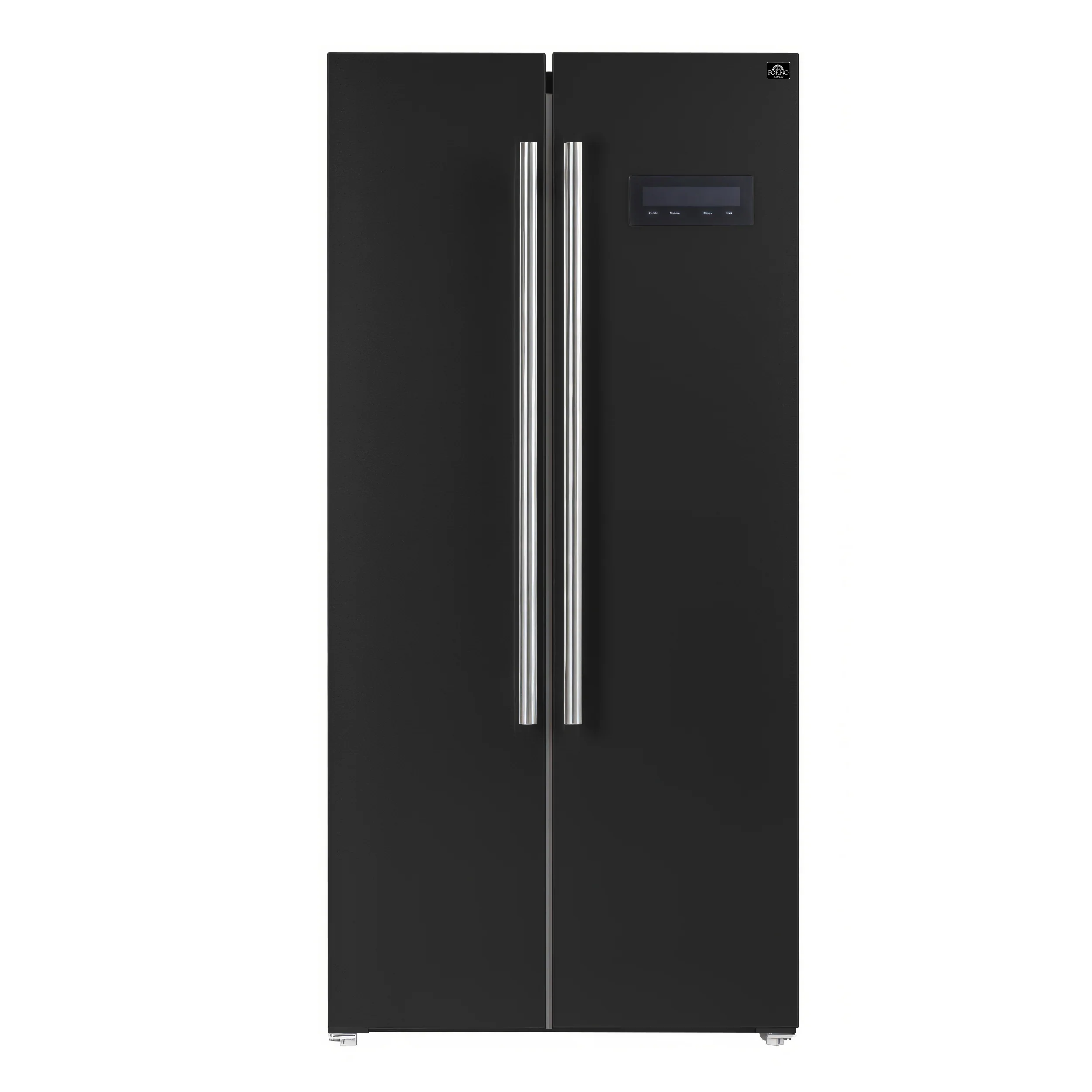 Forno Salerno Espresso 33-Inch Black Side-by-Side Refrigerator, 15.6 Cu. Ft., Energy-Efficient, No Frost, Modern Design - Image 2