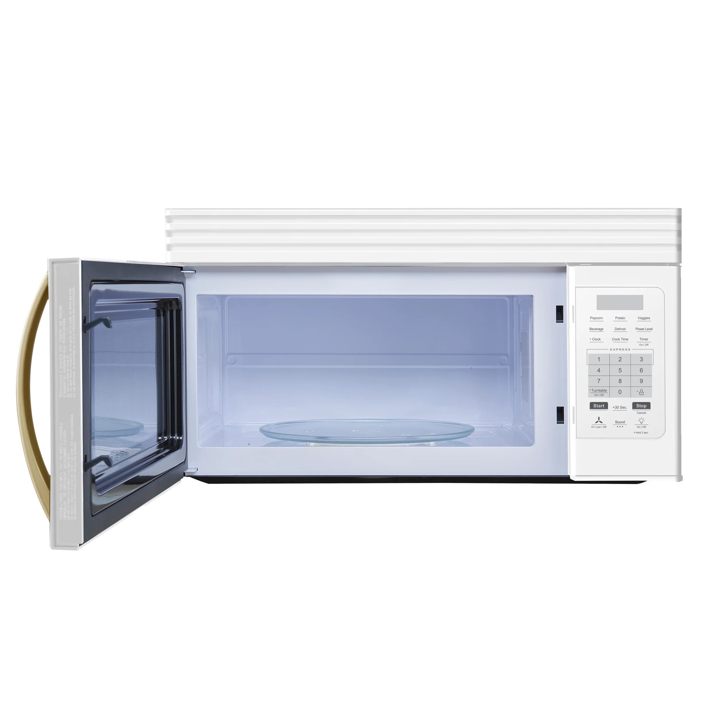 Forno Scalo 30-Inch Over the Range Microwave, White – 1.6 cu.ft, 300 CFM Vent, Touch Control, LED Light - Image 3