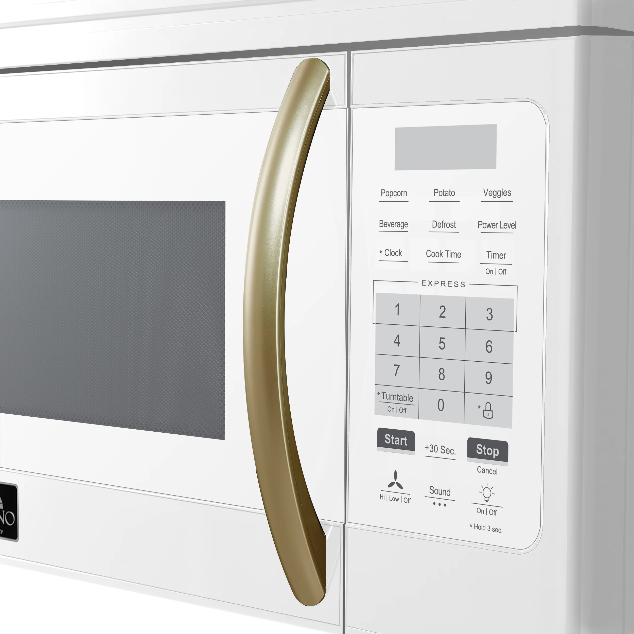 Forno Scalo 30-Inch Over the Range Microwave, White – 1.6 cu.ft, 300 CFM Vent, Touch Control, LED Light - Image 4