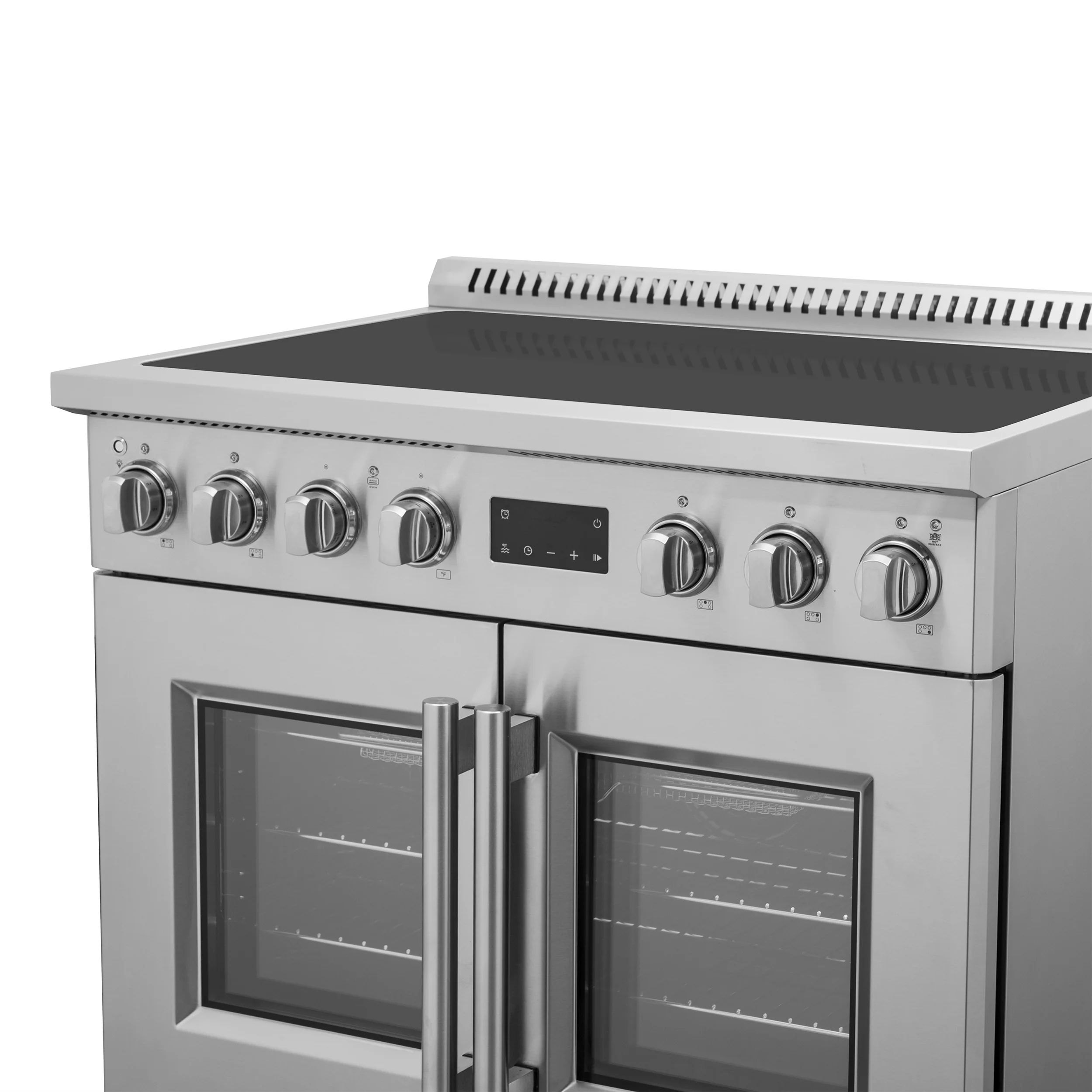 Forno Torino 36 Inch French Door Induction Range with Air Fryer and True Convection Oven - Image 4
