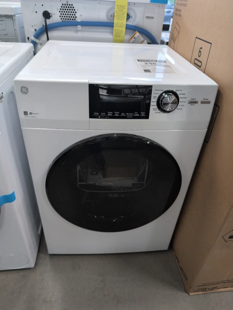 GFD14JSINWW - DRYERS - GE - Electric - White - Open Box - Image 2
