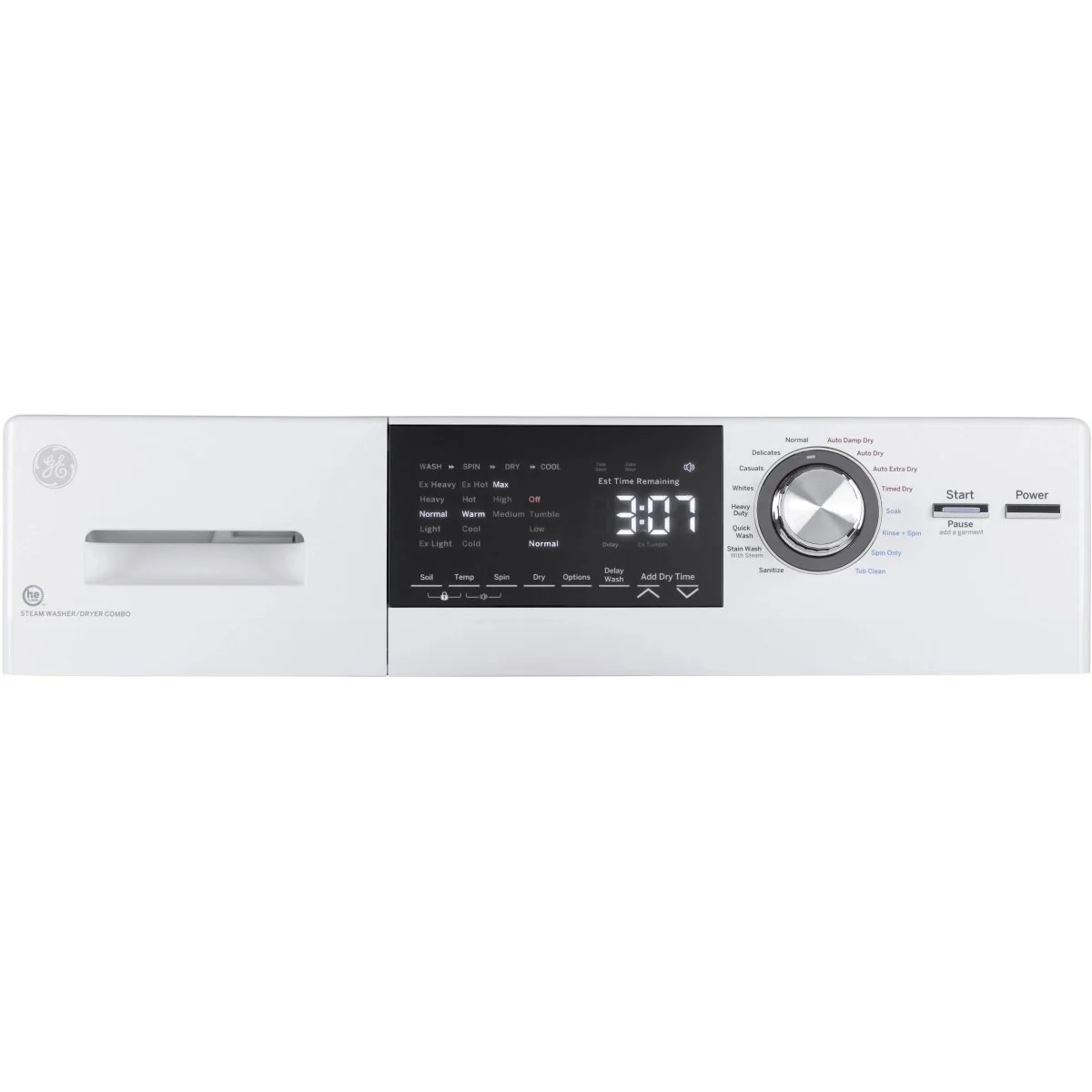GFQ14ESSNWW - WASHER/DRYER - GE - All-In-One - Electric - White - Open Box - Image 3