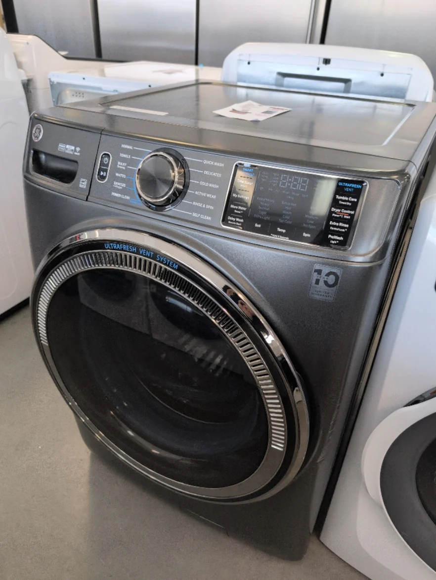 GFW655SPVDS - WASHERS - GE - Front Loading - Carbon Graphite - Open Box - Image 2