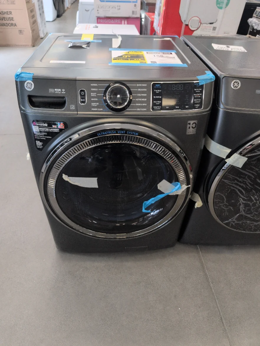 GFW655SPVDS - WASHERS - GE - Front Loading - Carbon Graphite - Open Box - Image 2