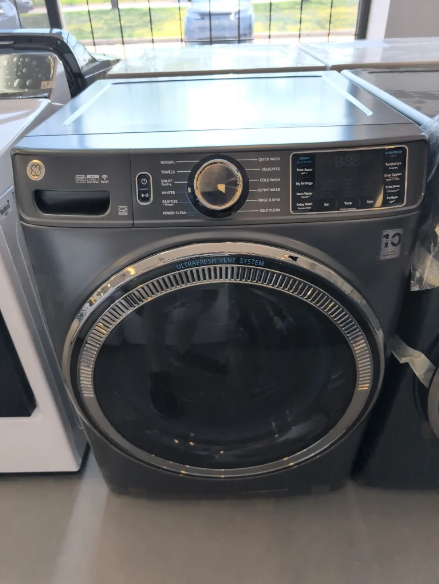 GFW655SPVDS - WASHERS - GE - Front Loading - Carbon Graphite - Open Box - Image 2