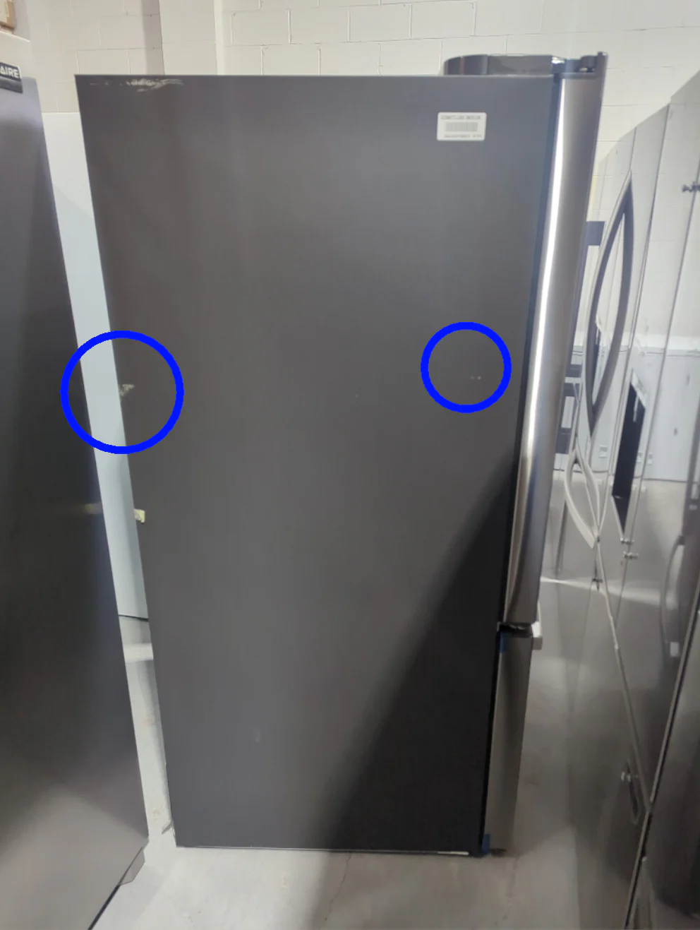 GNE25DYRKFS - REFRIGERATORS - GE - French 3-Door - Stainless Steel - Open Box - Image 3