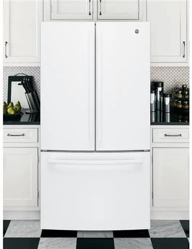 GNE27JGMWW - REFRIGERATORS - GE - French 3-Door - White - Open Box - Image 11