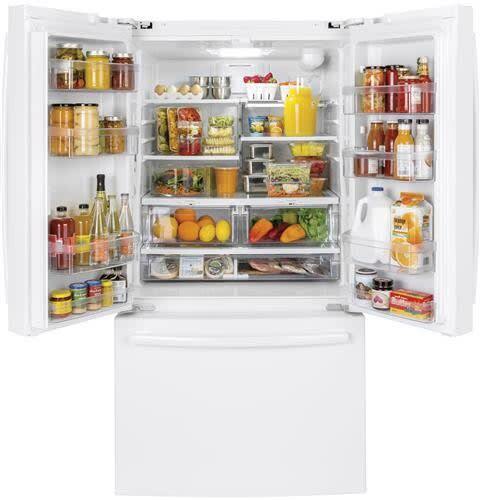 GNE27JGMWW - REFRIGERATORS - GE - French 3-Door - White - Open Box - Image 5