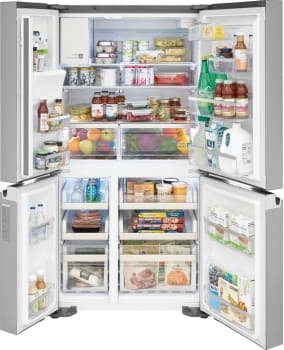 GRQC2255BF - REFRIGERATORS - Frigidaire Gallery - French 4-Door - Stainless Steel - New - Image 4
