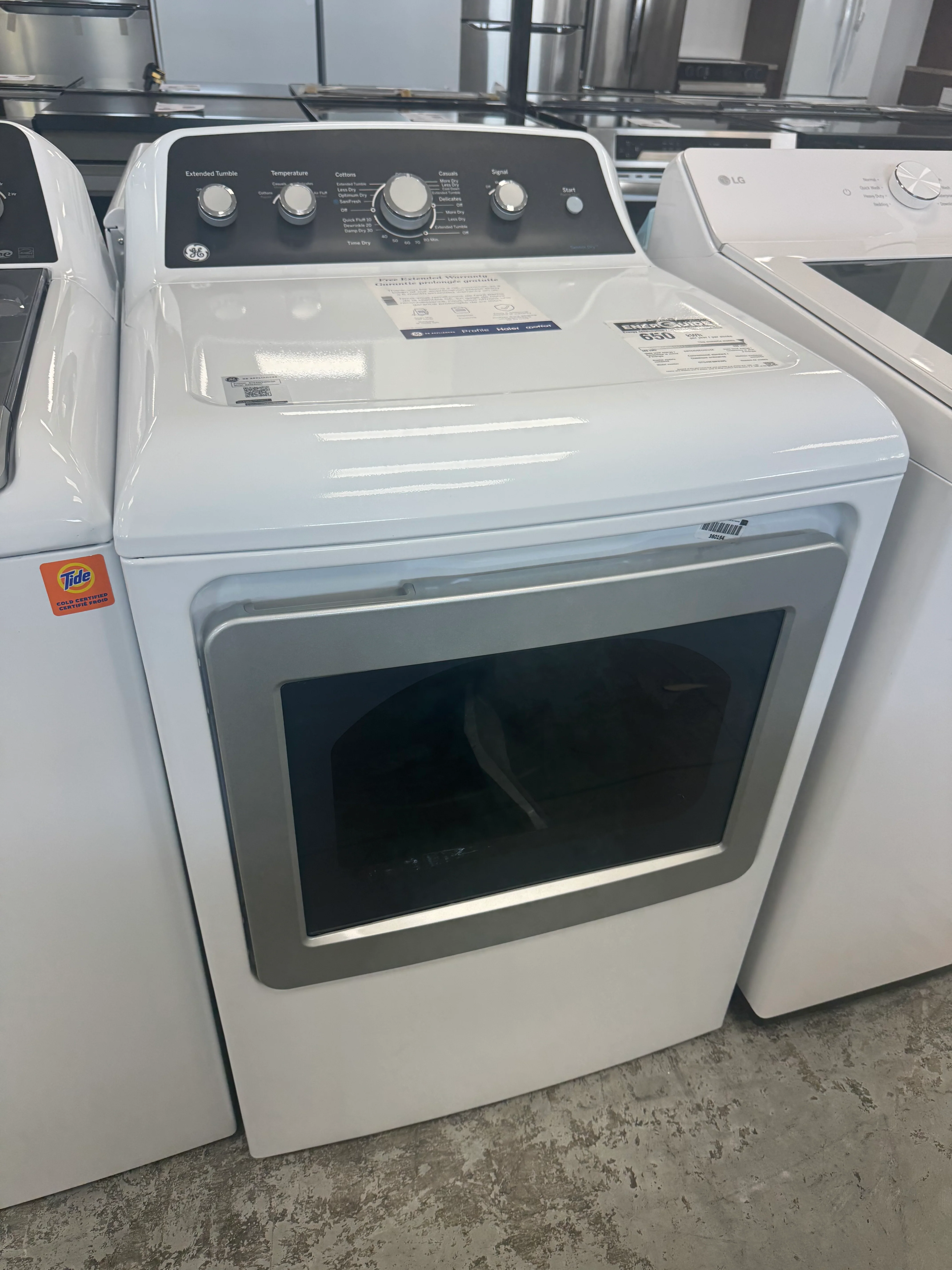 GTD49EBMRWS - DRYERS - GE - Electric - White - Open Box - Image 2