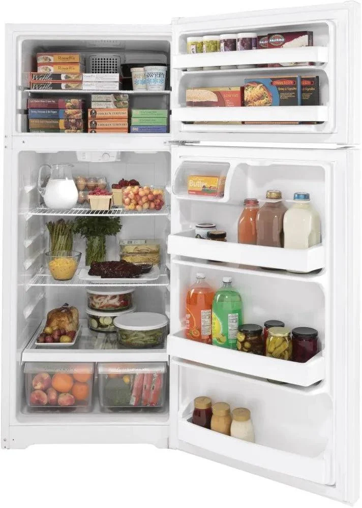 GTE18DTNRWW - REFRIGERATORS - GE - Top Freezer - White - Open Box - Image 10