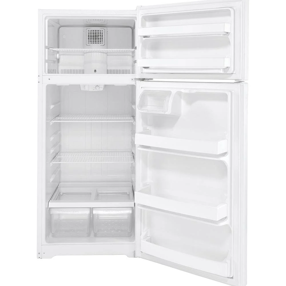 GTE18DTNRWW - REFRIGERATORS - GE - Top Freezer - White - Open Box - Image 4