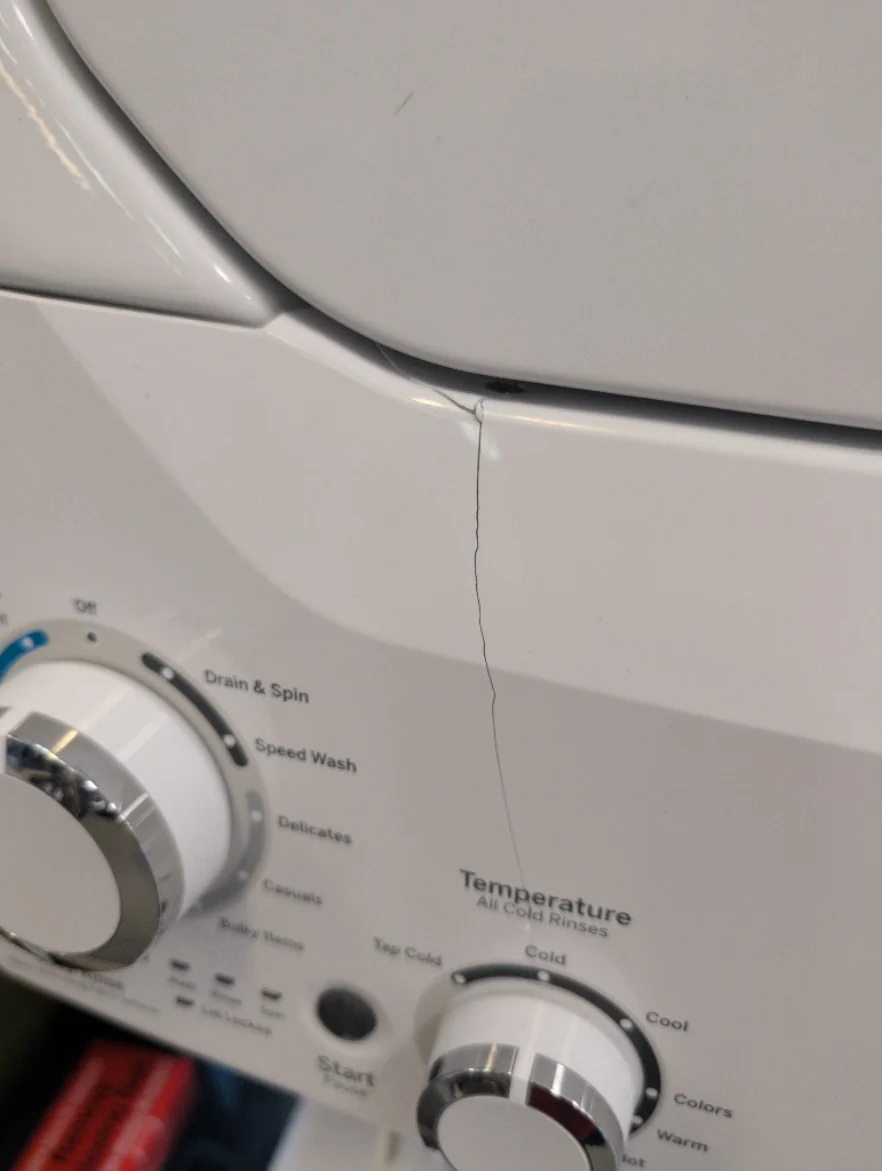 GUD27EEMNWW - LAUNDRY CENTERS - GE - Stacked Washer/Dryer - Electric - White - Open Box - Image 2