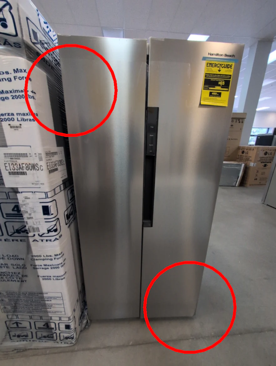 HBF-1558 - REFRIGERATORS - Hamilton Beach - Side by side - Stainless Steel - Open Box - Image 4