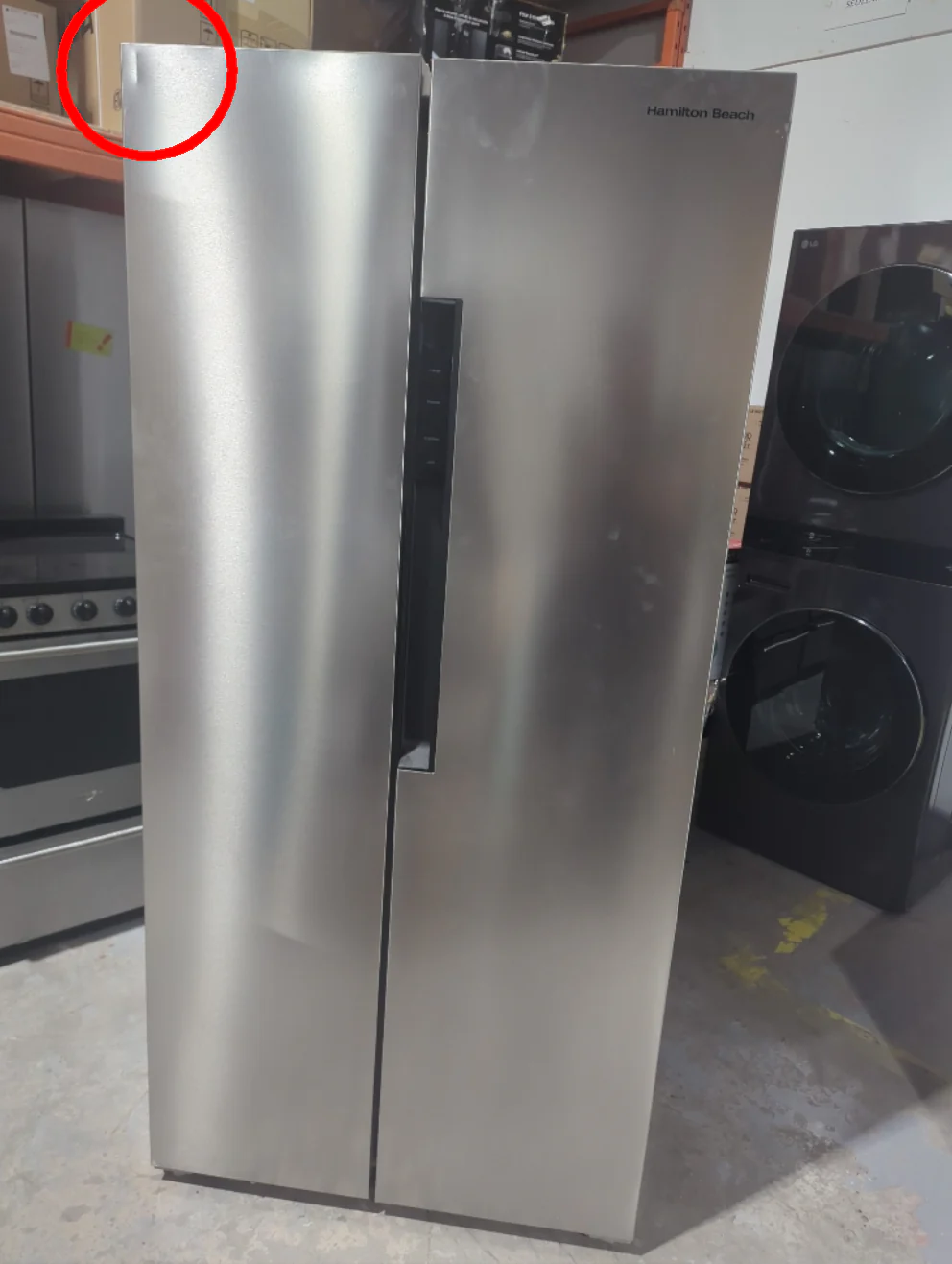 HBF-1558 - REFRIGERATORS - Hamilton Beach - Side by side - Stainless Steel - Open Box - Image 2