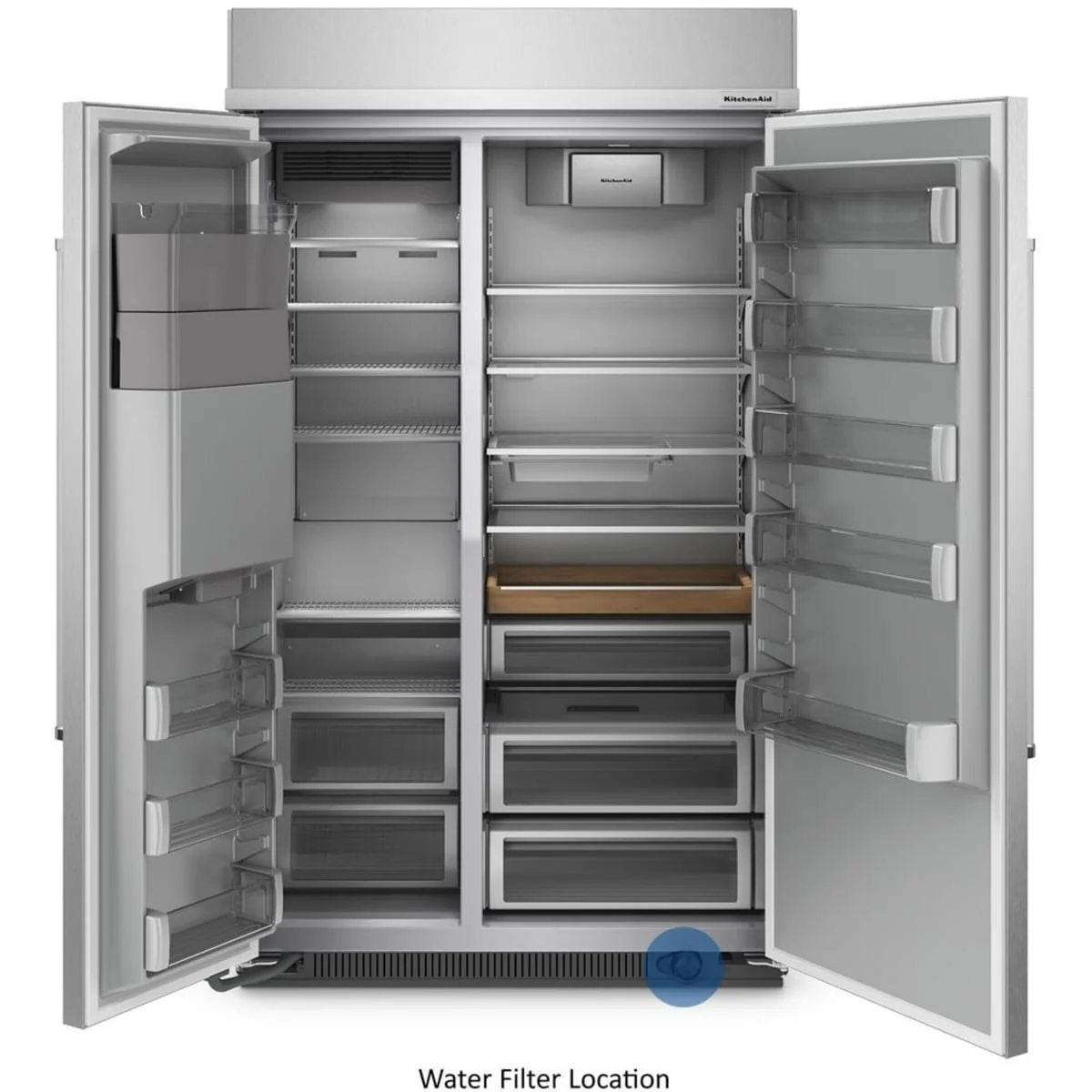 KBSD708MPS - REFRIGERATORS - kitchenAid - Side by side - Stainless Steel - Open Box - Image 3