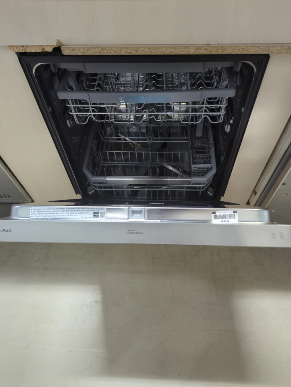 LDFN4542S - DISHWASHERS - LG - Front Controls - Stainless Steel - Open Box - Image 3