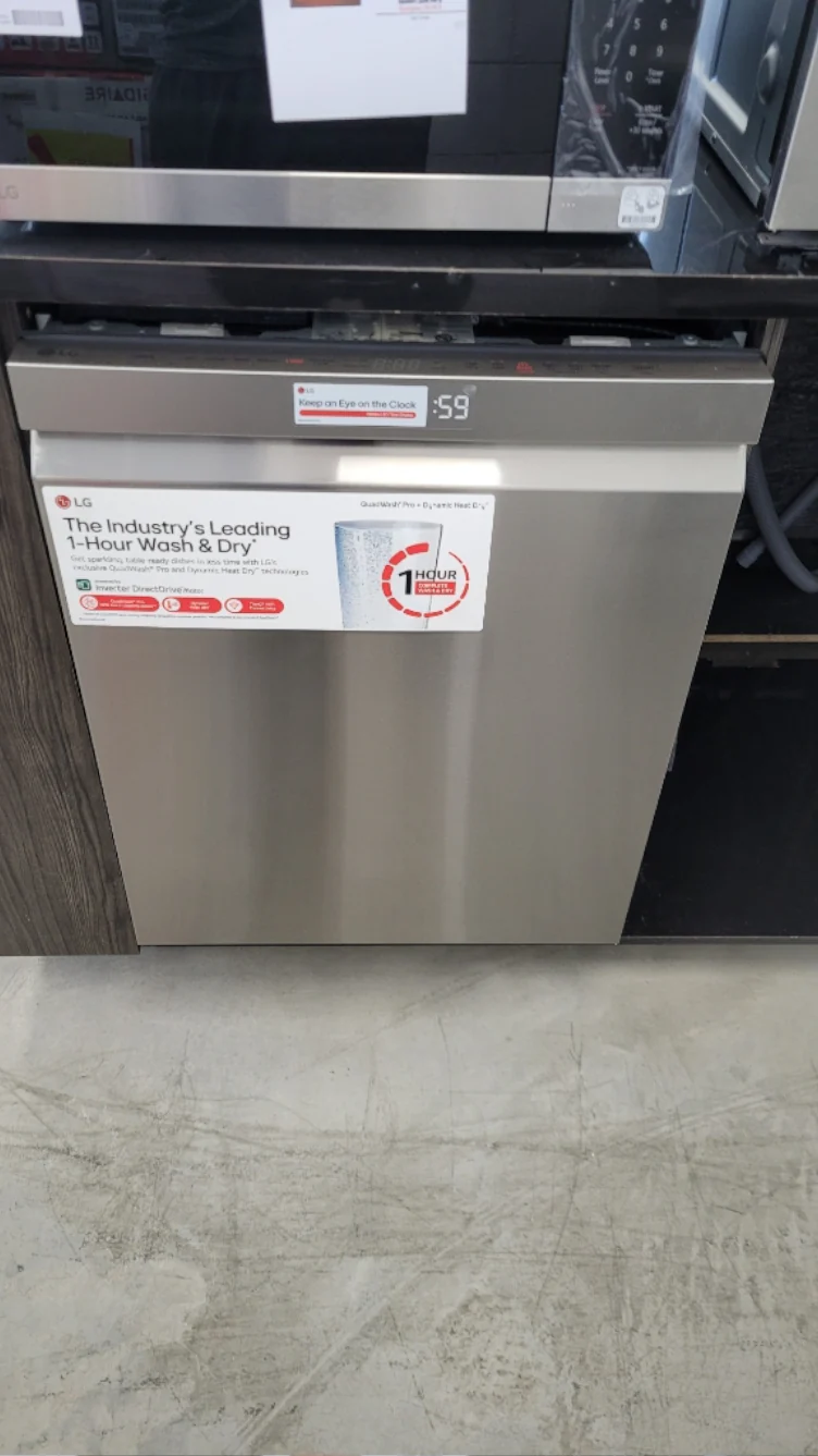 LDPH5554S - DISHWASHERS - LG - Top Controls - Stainless Steel - Open Box - Image 2