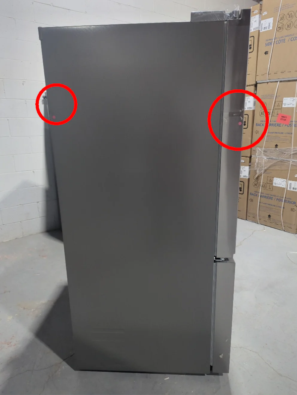 LF25S6200S - REFRIGERATORS - LG - French 3-Door - Stainless Steel - Open Box - Image 3