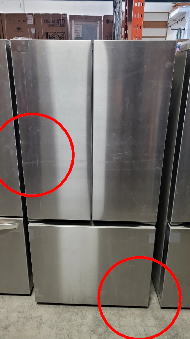 LF25S6200S - REFRIGERATORS - LG - French 3-Door - Stainless Steel - Open Box - Image 3